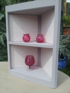 Another hand made and hand painted corner unit. Can be made and painted to order £35 